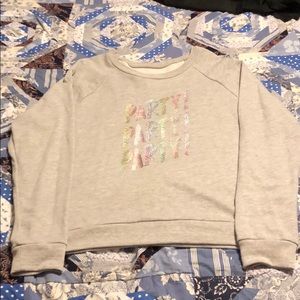 Grey party party party sweatshirt